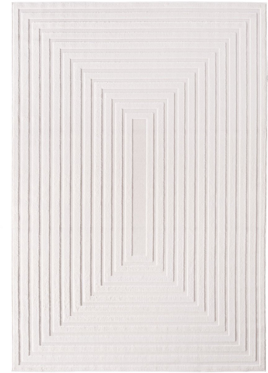 Laagpolig vloerkleed Doha (crème 1653) - 280x370 cm