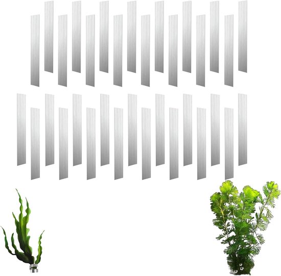 50 stuks gewichtsankers voor aquariumplanten, opvouwbaar, plantenankers voor aquarium, versterkt door het gewicht, metaal, gewicht van waterplanten voor levende planten in aquaria, vijvers 50 stuks gewichtsankers voor aquariumplanten, opvouwbaar, plantenankers voor aquarium, versterkt door het gewicht, metaal, gewicht van waterplanten voor levende planten in aquaria, vijvers