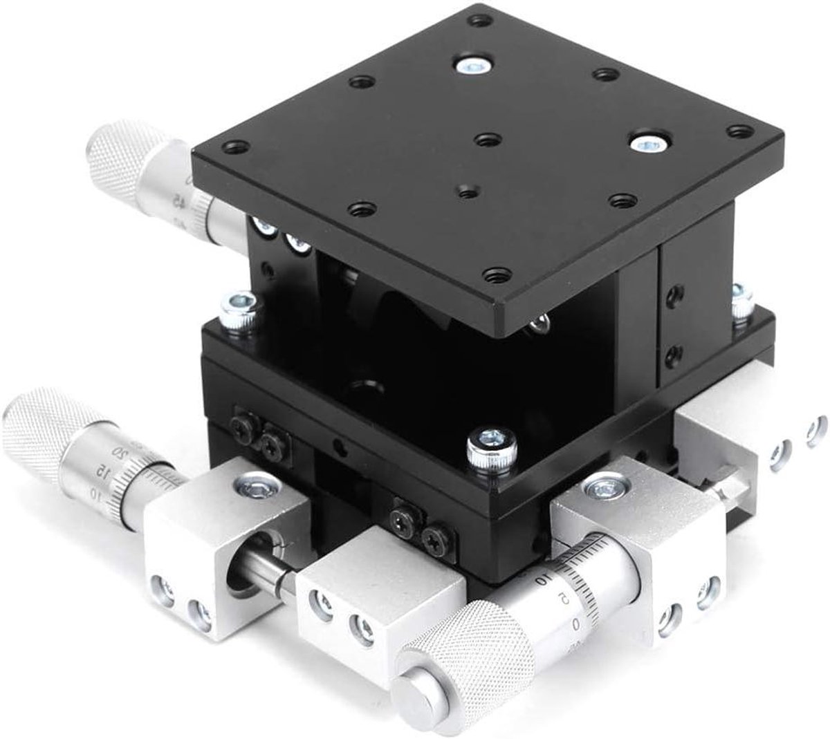 Allecto Plus - Handmatig Lineair Podiumtrimming Platform voor Optische Instrumenten - XYZ 60 x 60 mm - Meetinstrumenten - Precisie Aanpassing