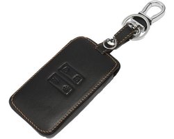 Inovra Plus - Lederen afdekking voor auto afstandsbediening luxe bruin Vind de perfecte bescherming voor jouw Renault Kadjar afstandsbediening met sleutelhanger fascinerend luxe design met sleutelringen.