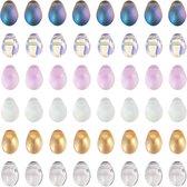 Inovra Plus - Perles en verre en forme de larme pour la fabrication de bijoux et les projets d'artisanat