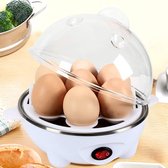 Bol.com CHIWIN Eierkoker 1-7 eieren – RVS Mini Eierstomer met Automatische Uitschakeling – 350W – Draagbaar & Veilig – One-Touch... aanbieding