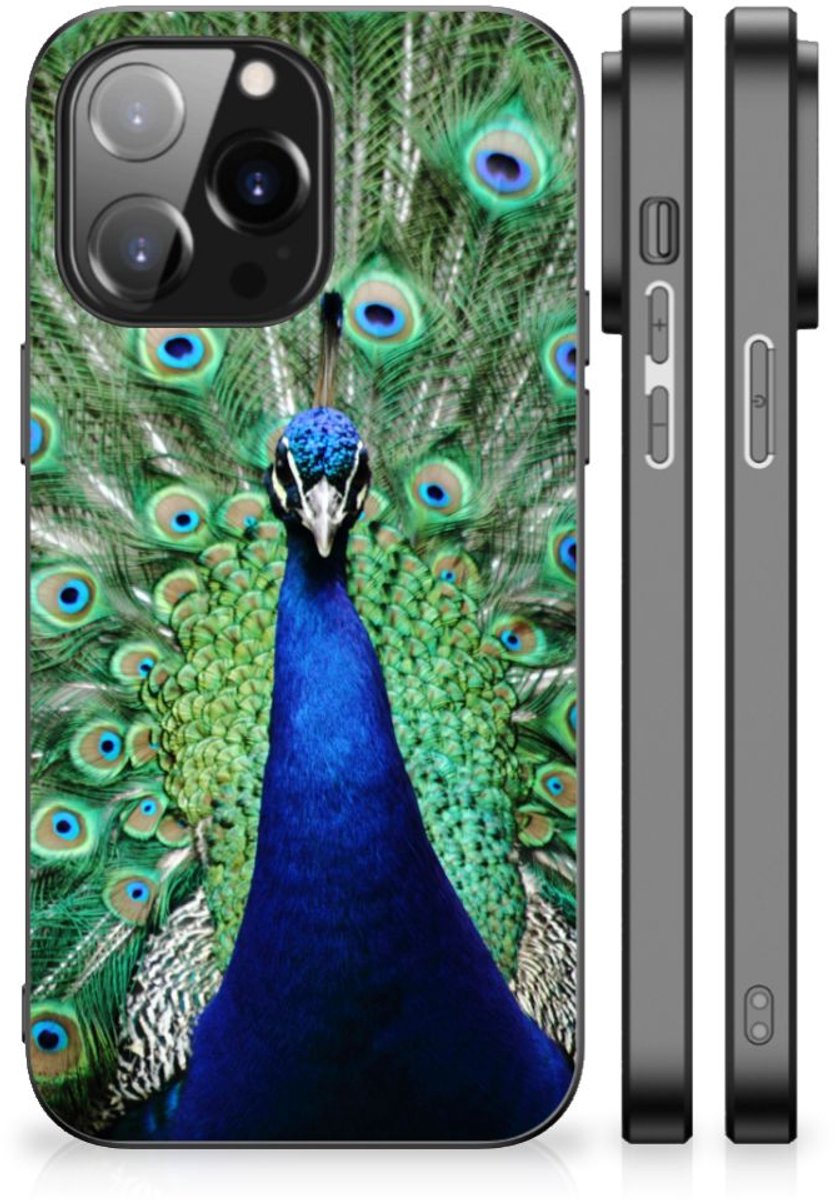 iPhone 14 Pro Max Dierenprint Telefoonhoesje Pauw