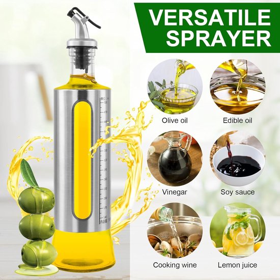 gouveo Lot de 20 bouteilles en verre 500 ml Dorica transparent avec gouveo Lot de 20 bouteilles en verre 500 ml Dorica transparent avec
