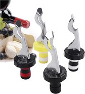 6 Bouchons Réutilisables Pour Bouteille De Vin - Compatible Champagne, Vin Rouge, Bière - Lot économique Avec 3 Styles - 7