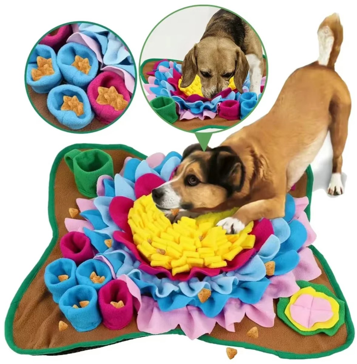 Huisdier Snuffle Voedermat Hond Kauw Speelgoed Pet Piepen Knuffels Puzzel Feeder Pad Voor Honden Katten Spelen Grappige Training Pluchen Speelgoed