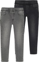 Vertbaudet Lot 2 Jeans Slim Taille Elastiquee et Ajustable