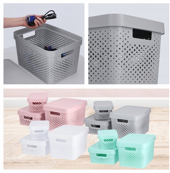 Luchtdoorlatende container Infinity 11 liter met deksel