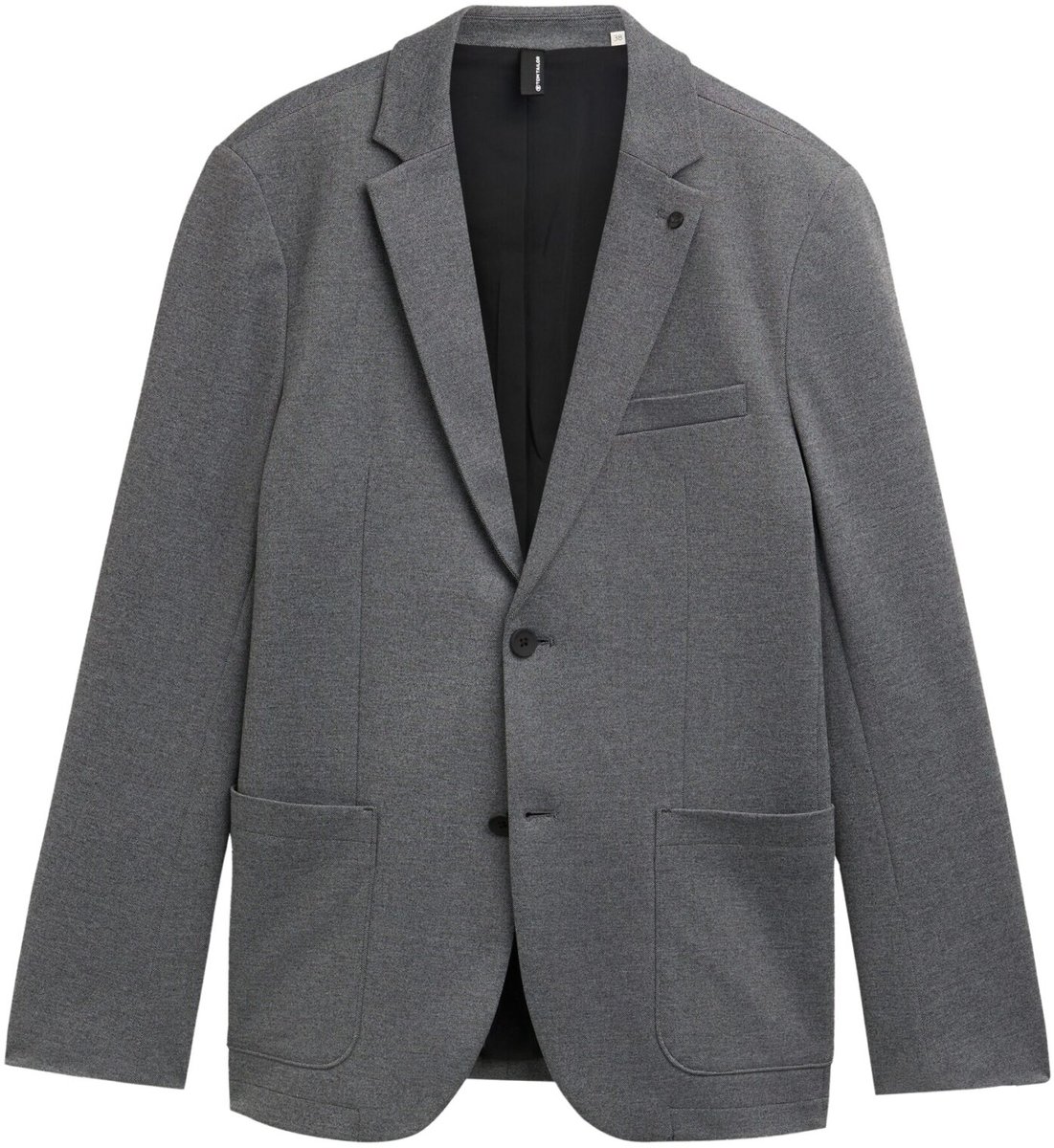 Tom Tailor - Vest - Maat 52 - Mannen - 35951 black whi - polyester