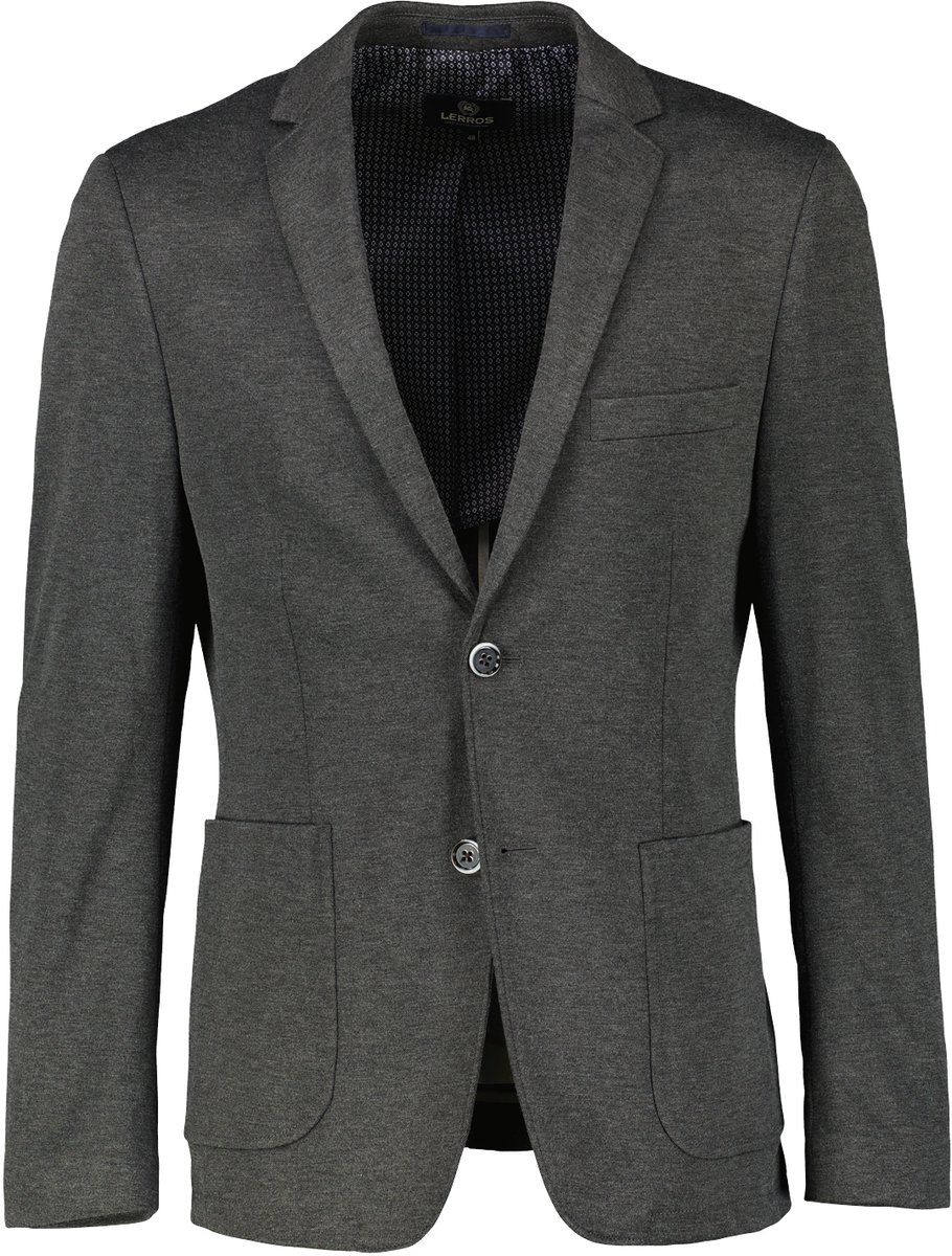 LERROS - Vest - Maat 50 - Mannen - 250 Mid Grey Me - Viscose