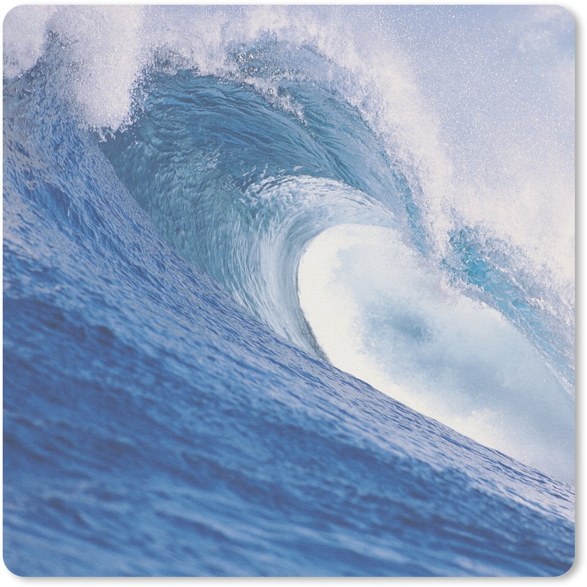 Muismat 30x30 cm - Mousepad Zee - Golf - Oceaan - Muismatten