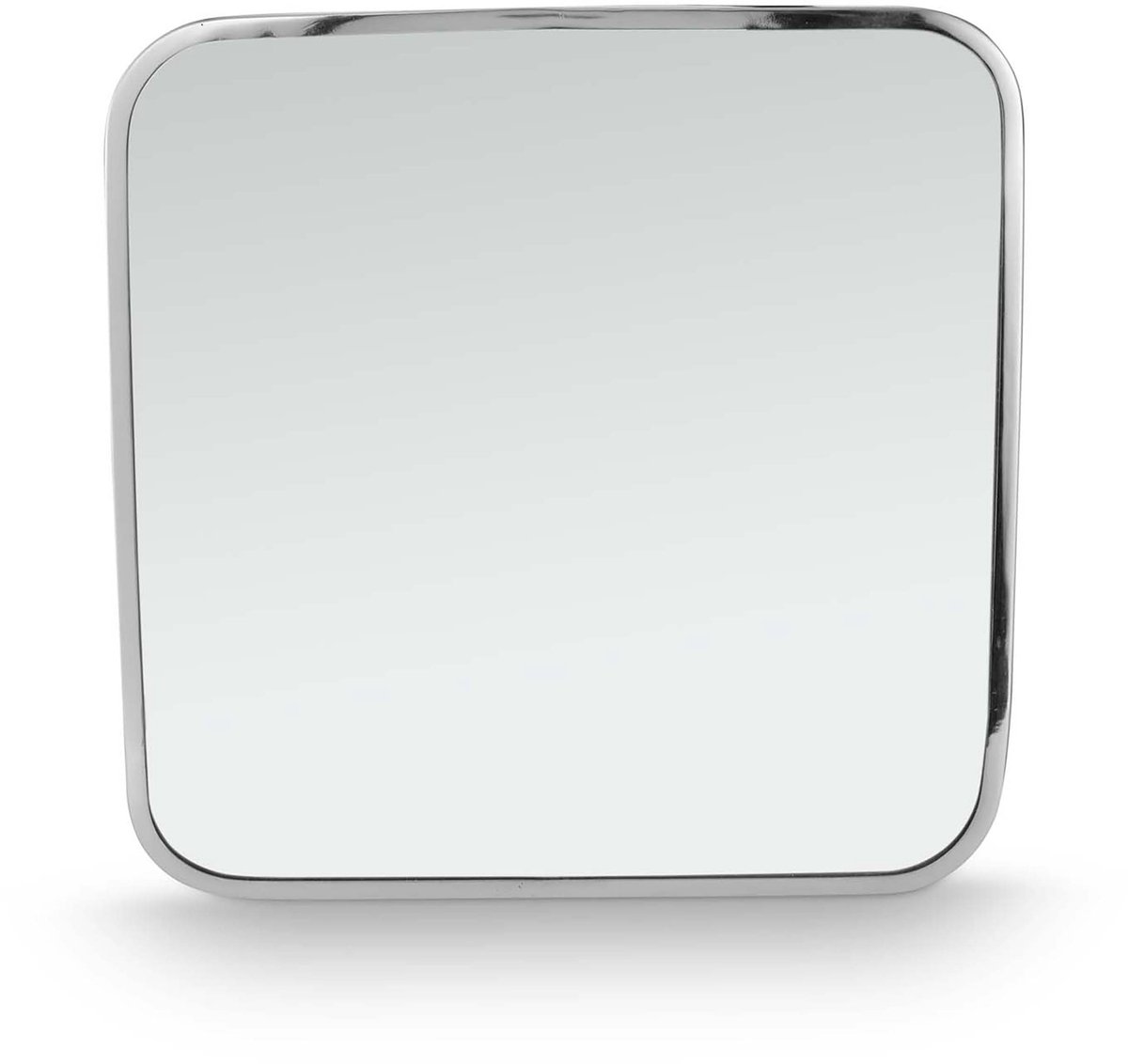 Wandspiegel Wanddecoratie - Spiegel Vierkant - Zilver - 45x45cm