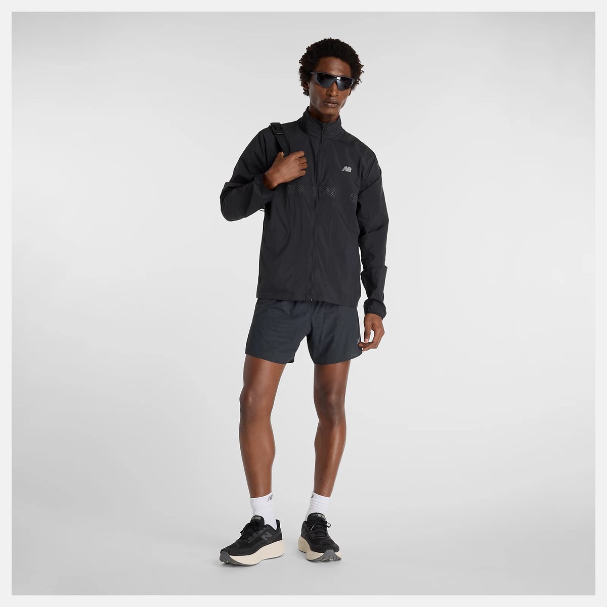 Athletics Reflective Packable Jacket Zwart