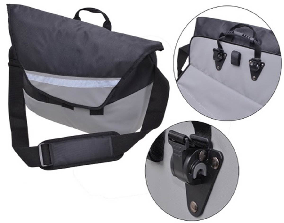 Bagagedragertas Business Side Grey