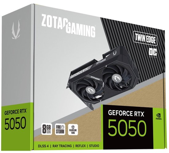 NVIDIA GeForce RTX 5050 8GB GDDR6 Grafische kaart 7680×4320 128-bit PCIe 5.0 1x HDMI 3x DisplayPort
