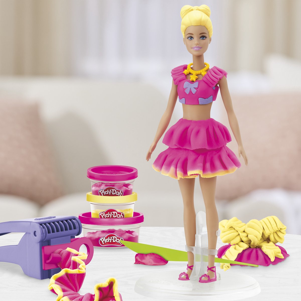Play-Doh Barbie Ruches en strikken - Boetseerklei — cadeau in Spellen & Speelgoed - foto 6