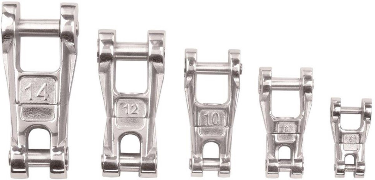Plastimo Ankerconnector - RVS - met wartel - 8 mm