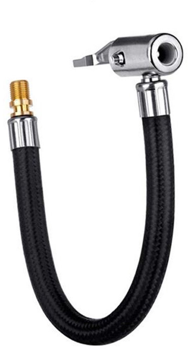 Bandenpomp Verlengsnoer - 10cm - Bandenventiel Adapter Autopomp Verlengstuk - Bandenpomp Verlengbuis voor Auto Motorfiets Fiets