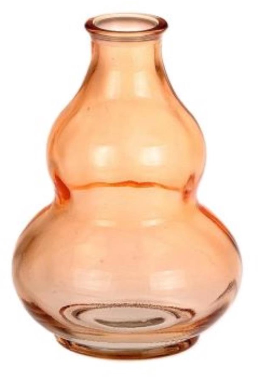 Vaas Bobble oranje Ø9xH12,5cm