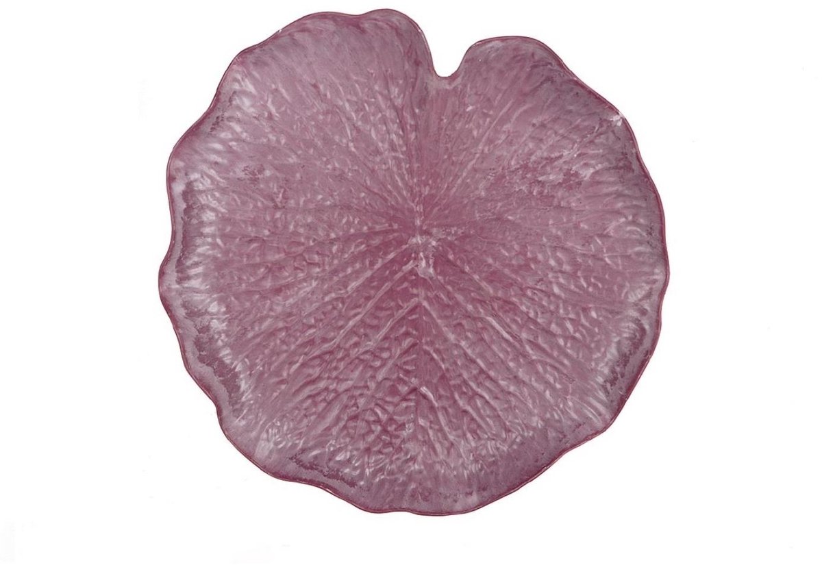 Plateau bladvorm Melam aubergine Ø31cm