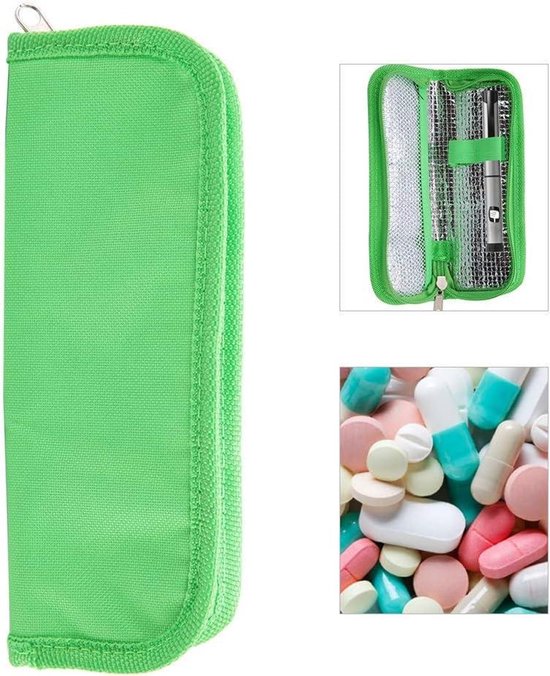 Sac Isotherme Portable Pour Stylo à Insuline - Organisation Et Voyage - Cuir PU/EVA