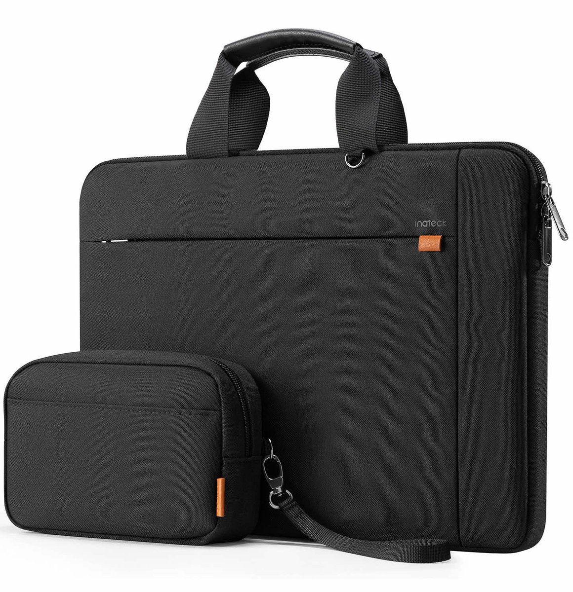 Inateck LB02014-15_BLACK laptoptas 40,6 cm (16") Aktetas Zwart