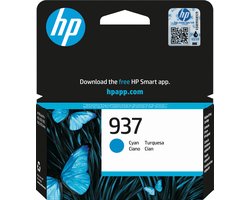 HP 937 - Inktcartridge - Origineel - Standaard capaciteit - Cyaan