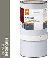 OAF PRO 2K Epoxy Vloercoating CD20 Betongrijs (RAL 7023) 1 kg - Vloerverf - Slijtvast, naadloos en vloeistofdicht - Eenvoudig Schoon te maken