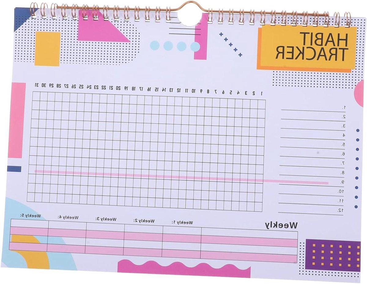 Habit Tracker Journal voor Doelen Dagelijkse Gewoonte Planner en Motivatie Kalender