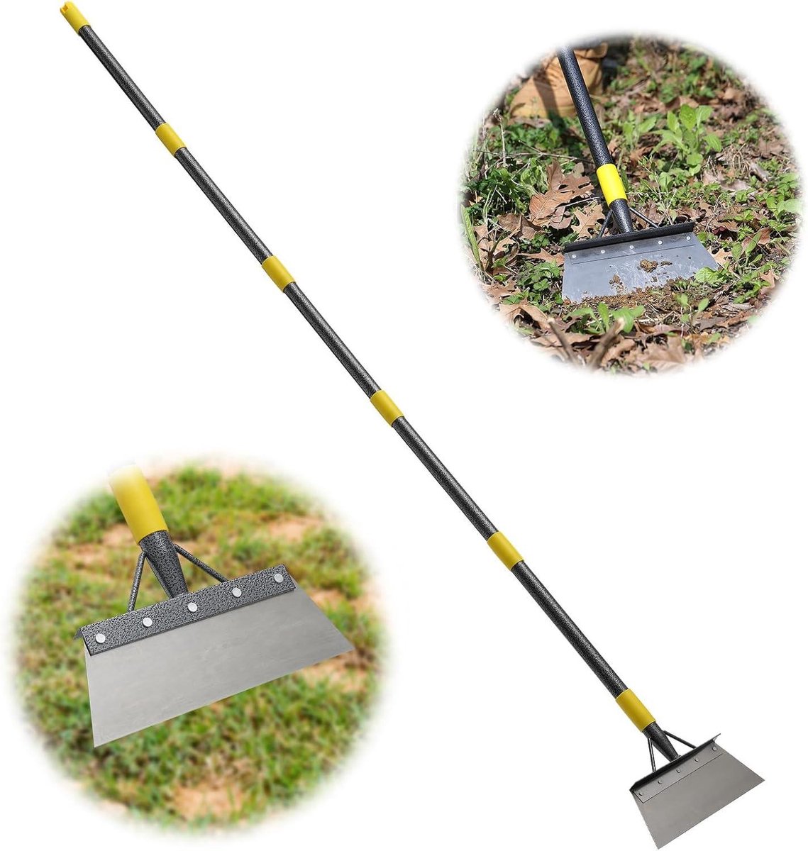 Allecto Premium - Tuinschep met een lengte van 238 cm voor efficiënt onkruid wieden in de tuin