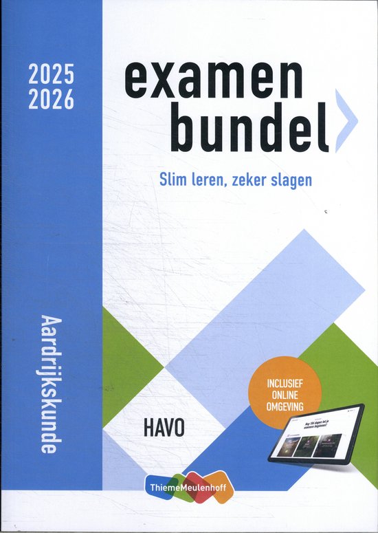 Examenbundel havo Aardrijkskunde 2025/2026 - cover