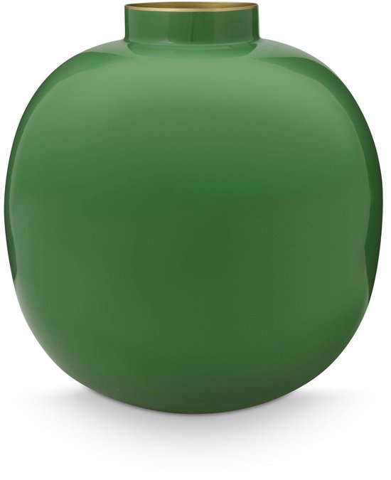 Metalen Goudkleurige Vaas || 30 cm