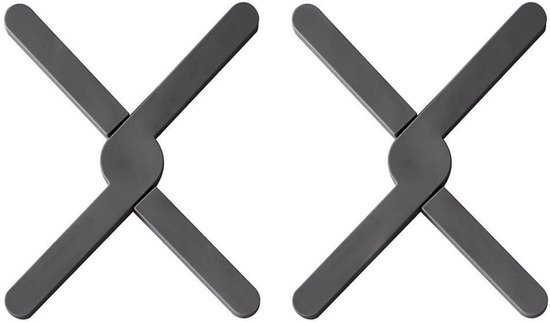 Set De 3 Dessous-de-plat En Bois Pliables Forme Arbre – Diamètre 20 Cm – Bois De Hêtre – Résistant à La Chaleur – Déco Cuisine
