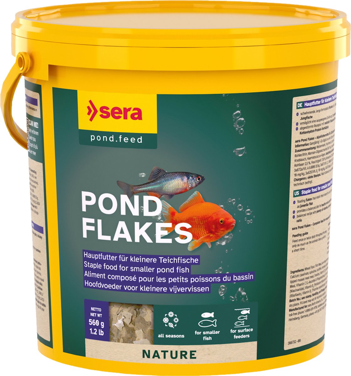 Sera Pond Flakes 3.800ML (560 Gram)