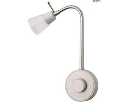 RFWR® Dimbare LED Wandlamp met Stekker - Flexibele Stopcontact Lamp voor Leeslamp en Nachtlamp, Warm Wit 2700K