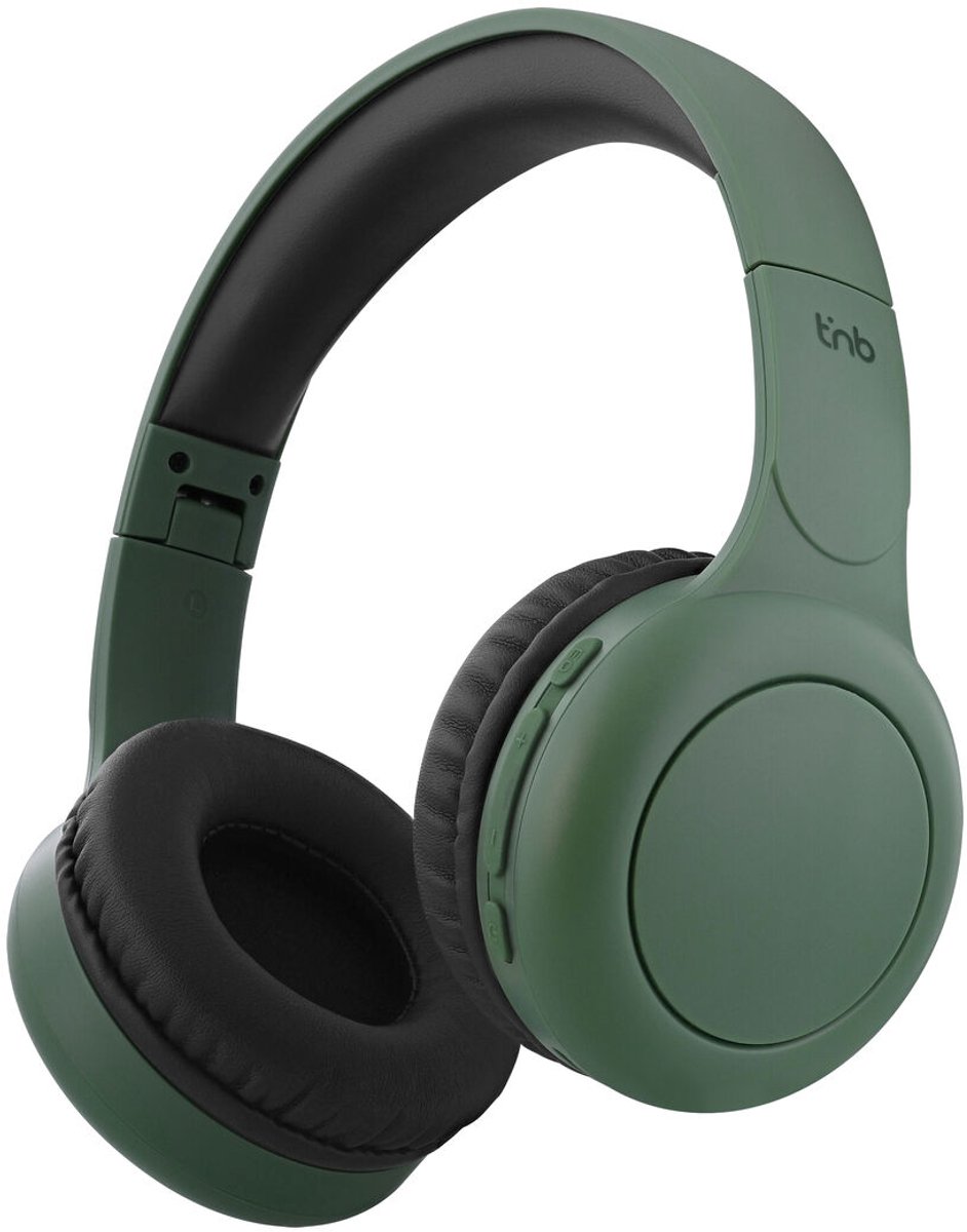 Bluetooth Hoofdband Koptelefoon T'NB TONALITY Groen/Zwart