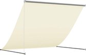 Store banne rétractable vidaXL - Auvents rétractable - Protection solaire solaire - Store banne rétractable 250 x 150 cm Tissu et acier Crème