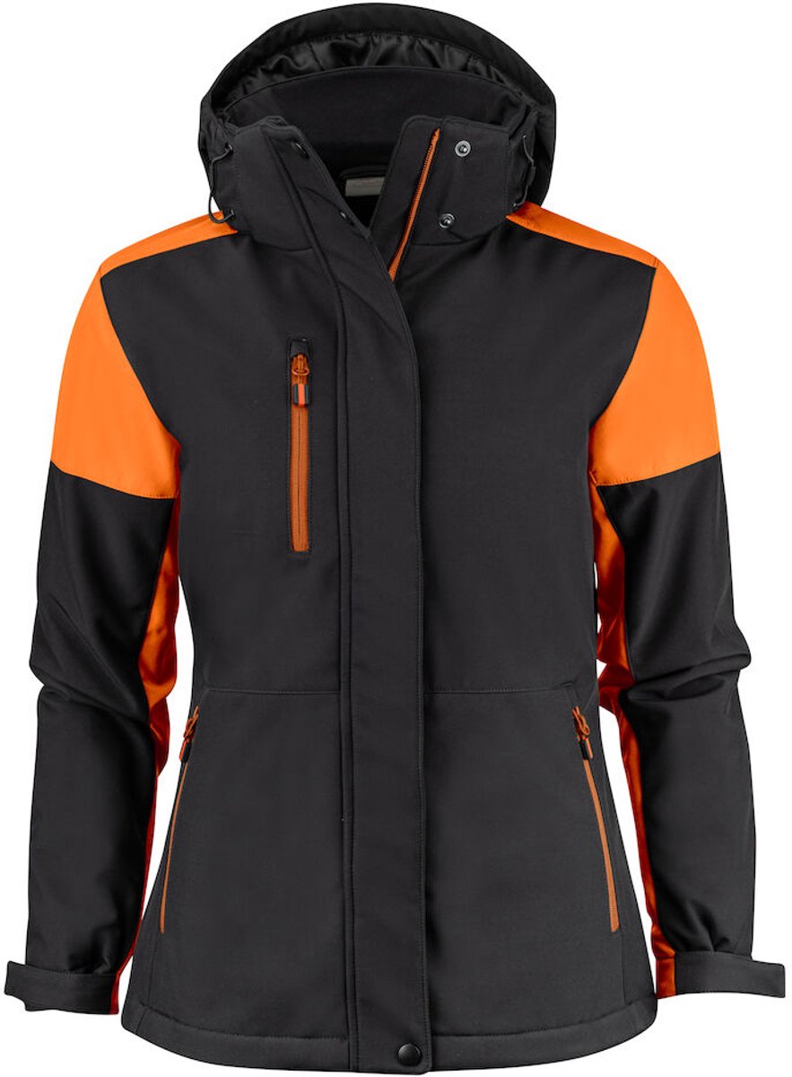 Printer PRIME PADDED SOFTSHELL PRIME LADY 2261072 Oranje