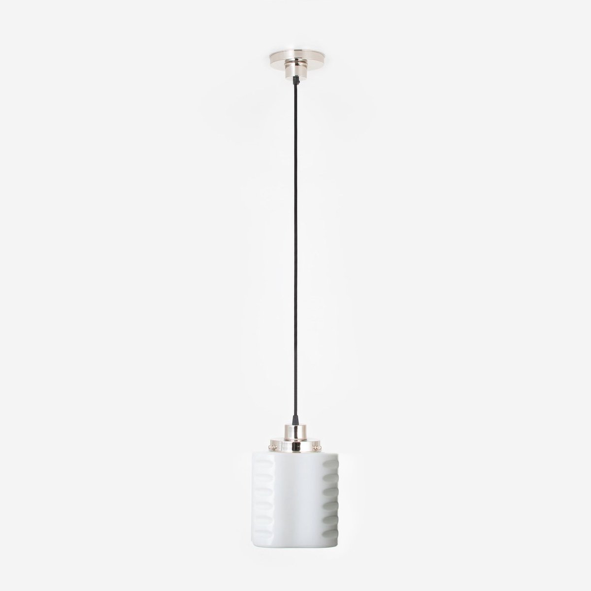 Coloured by Art Hanglamp aan snoer De Klerk 20's Nikkel - Art Deco Trade
