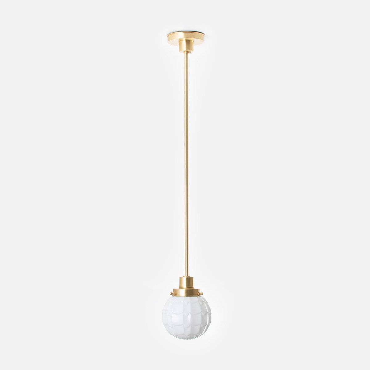 Hanglamp Artichoke 20's Messing - Art Deco Trade
