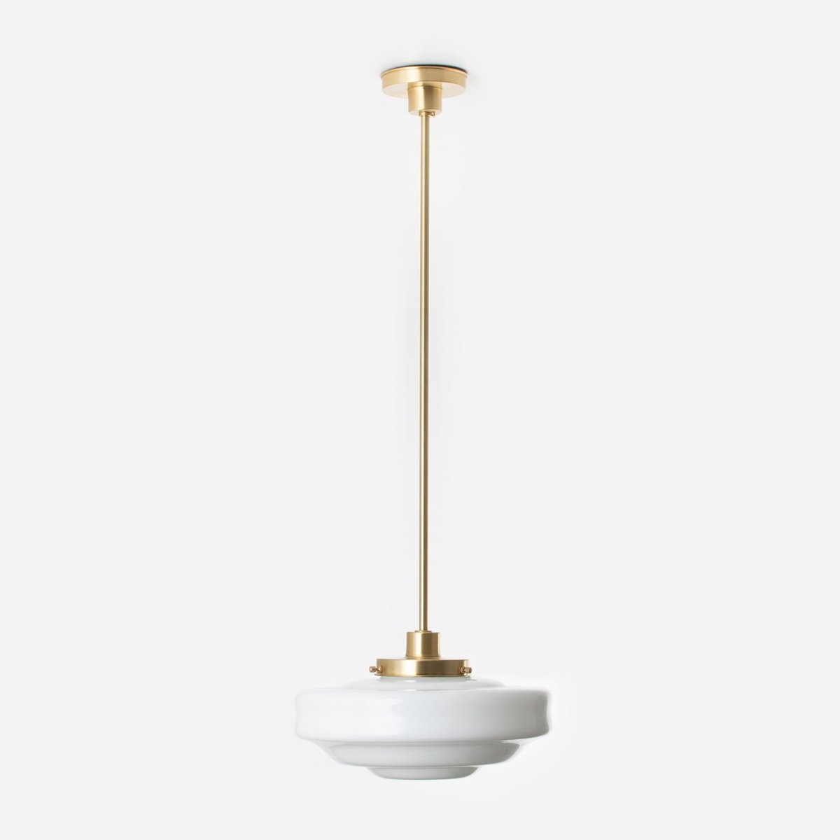 Hanglamp Siegfried 20's Messing - Art Deco Trade
