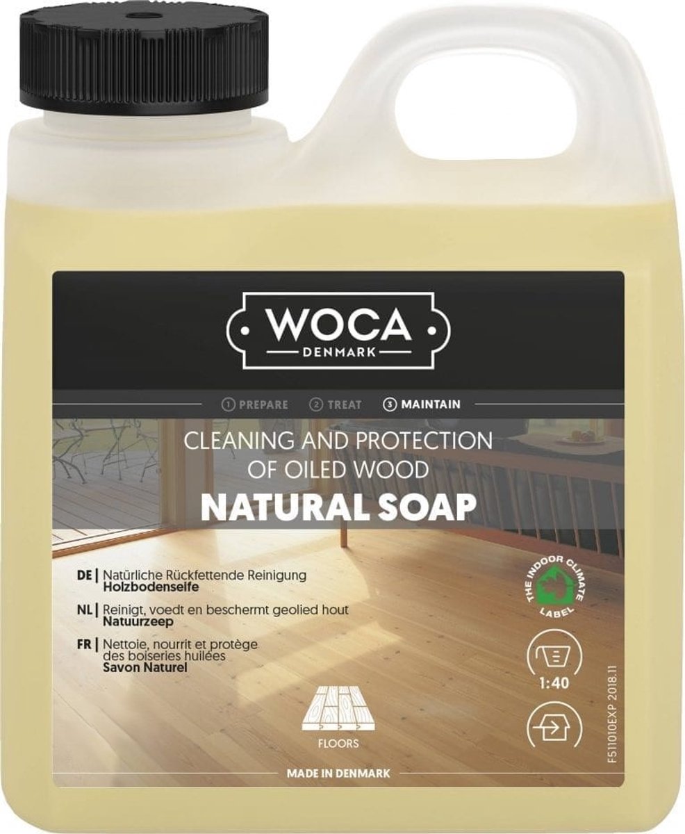 Wovar Woca Natuurzeep Naturel 1 Liter