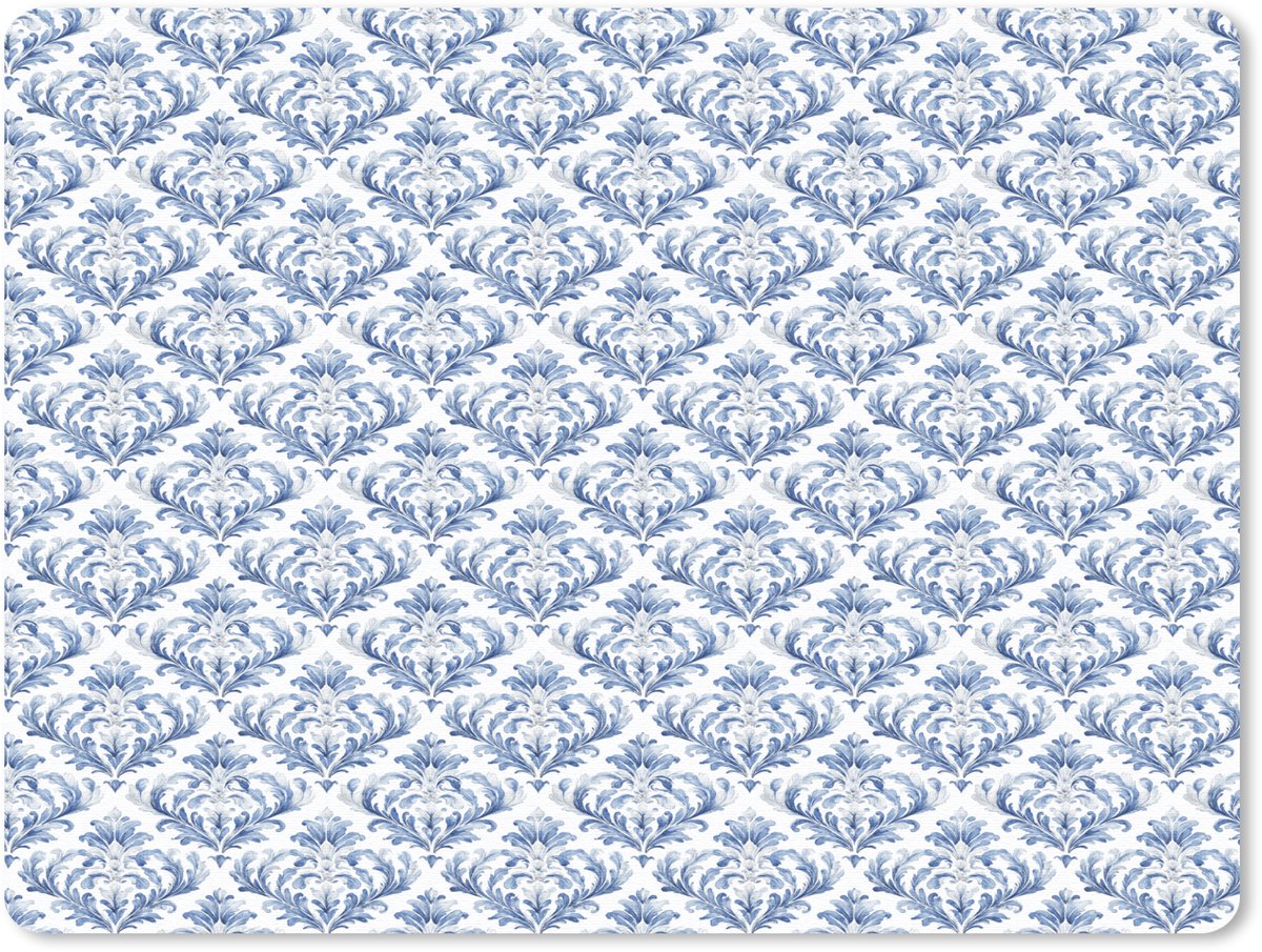 Muismat 23x19 cm - Mousepad Frans - Citroen - Royaal - Blauw - Wit - Muismatten