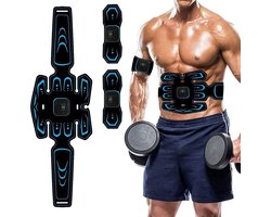 Buikspiertrainers - Buikspieren - Oplaadbaar - afslankband - ABS elektrische stimulatietrainer - Professionele riem voor armen en benen - Apparatuur voor sportschooltrainingen thuiskantoor
