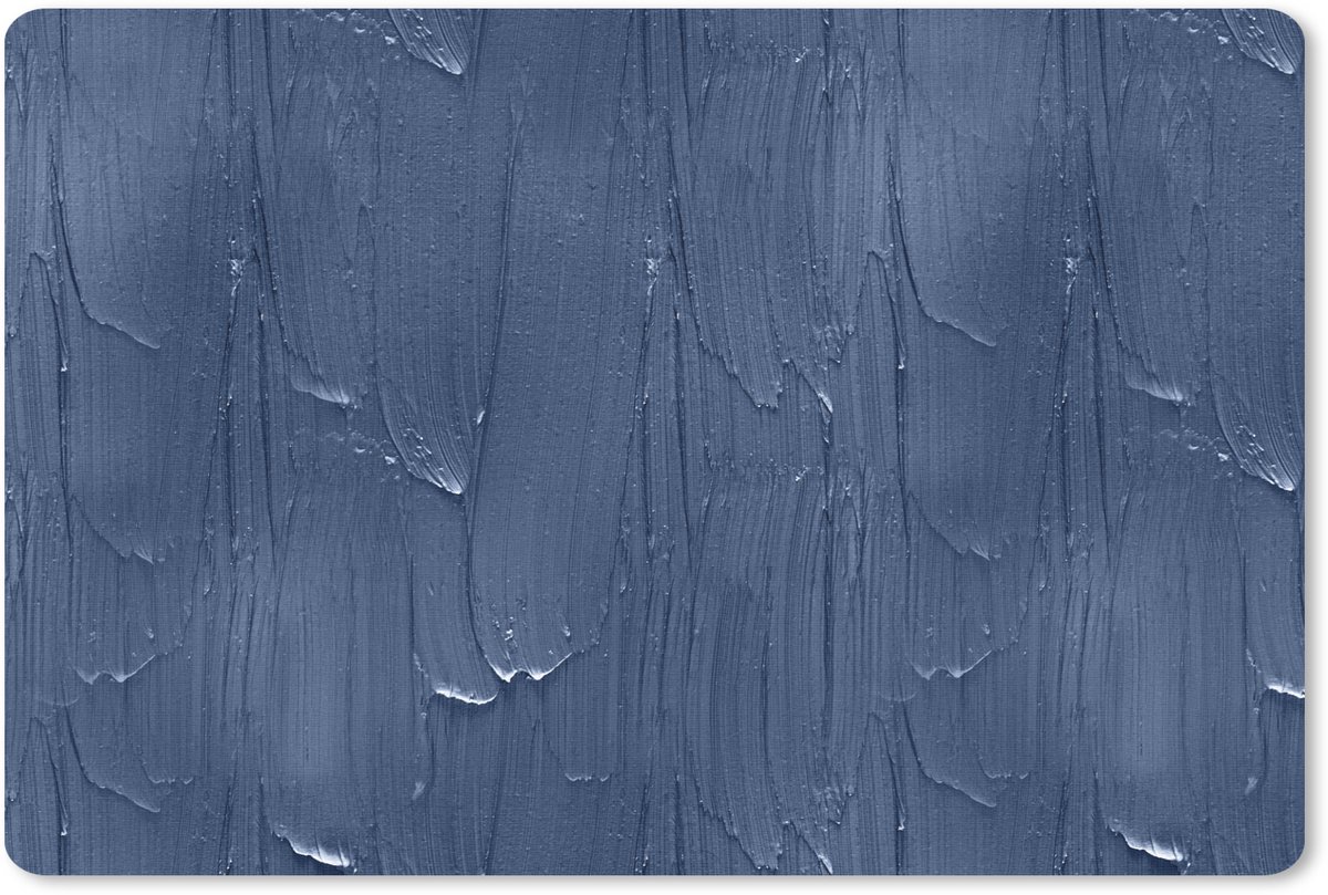 Muismat 27x18 cm - Mousepad Verf - Patronen - Blauw - Muismatten