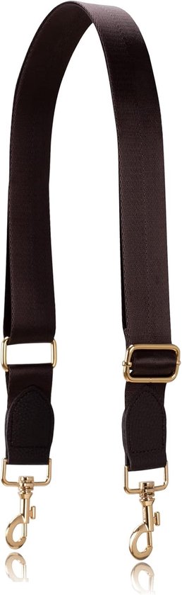 Allzedream Riem van echt leer voor tas, vervangend, crossbodytas, handtas, lang, aanpasbaar, blauw