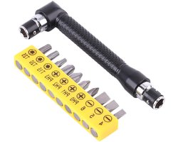 L-shaped Extension Handle Double Head Hexagonal Screwdriver Flat Screwdriver Torx Hand Tools Kit - Set van 10stuks