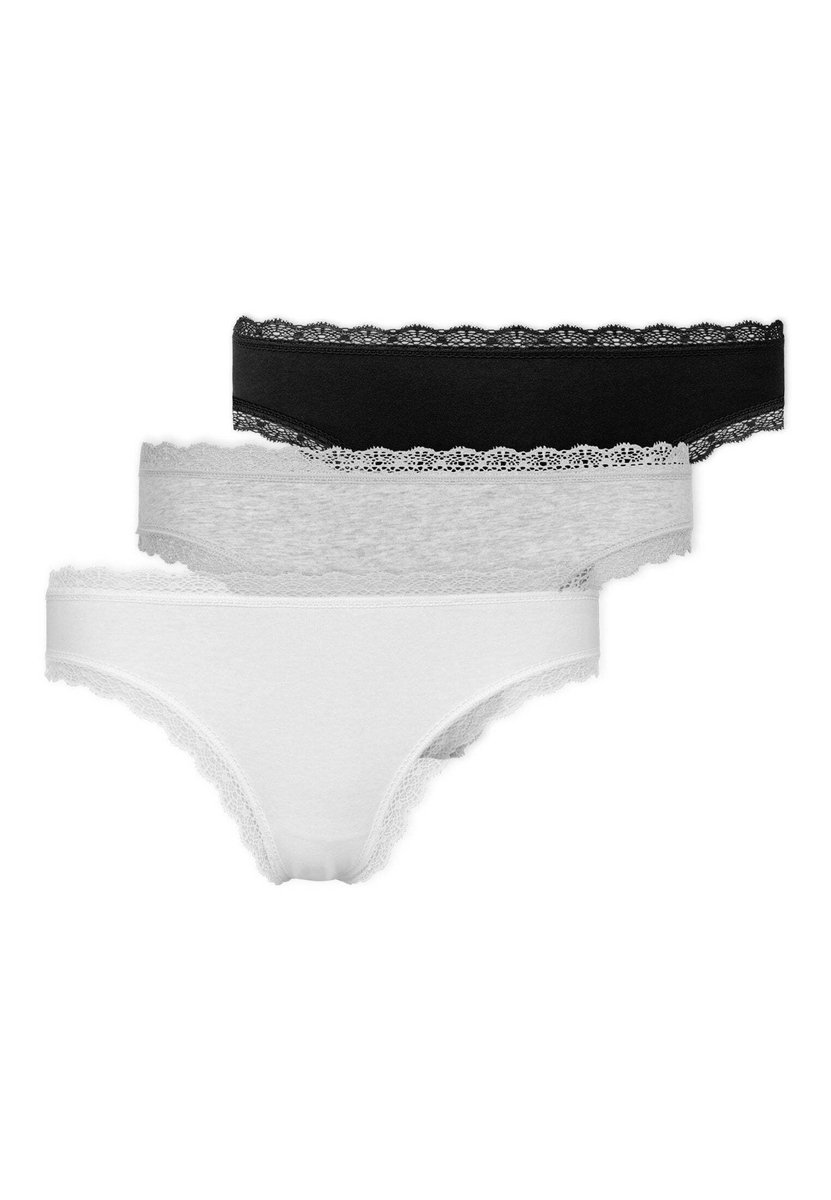 SNOCKS Tanga van Kant - Dames Ondergoed - Naadloos & Comfortabel - Dames Slips - Dames Onderbroeken - 3 Stuks