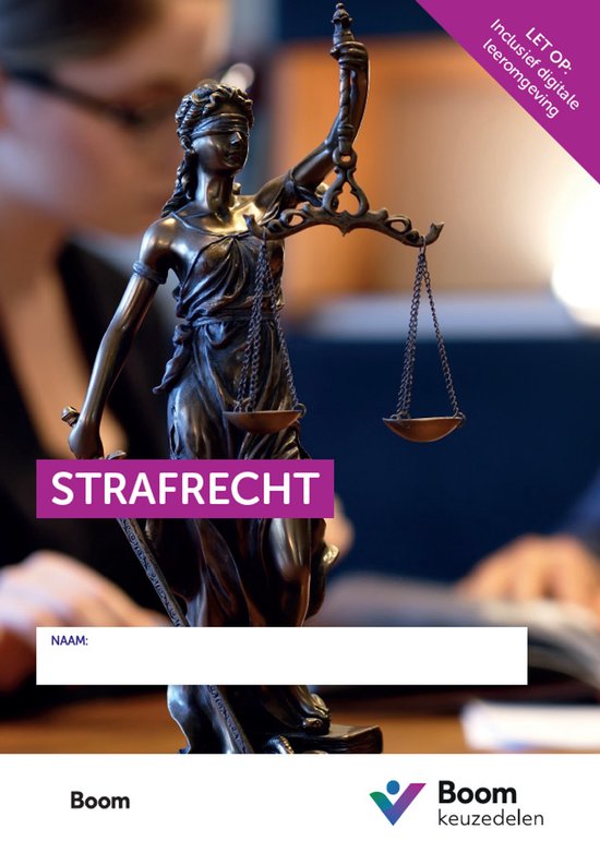 Keuzedeel Strafrecht versie 2025 combipakket - cover