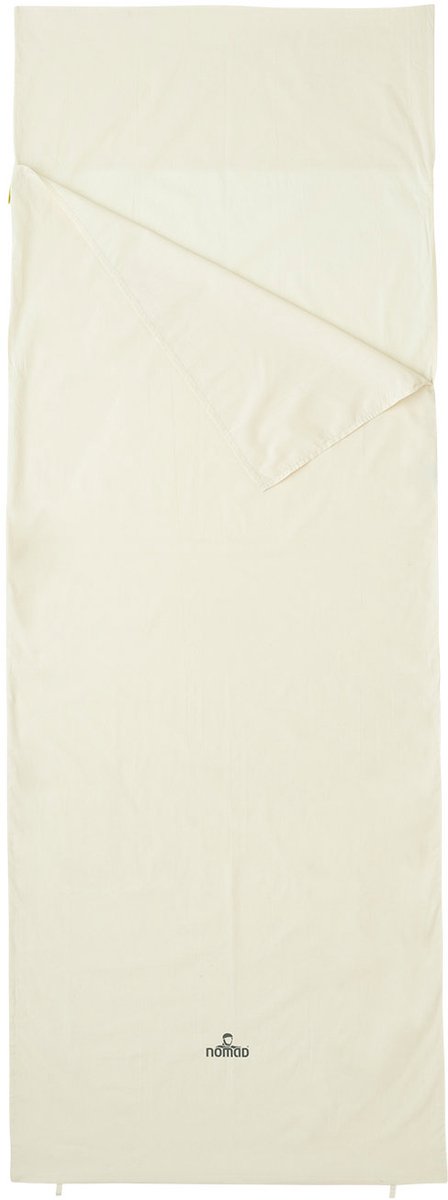 NOMAD® Lakenzak Dekenmodel | Geïntegreerde kussensloop | 220 x 80 cm | Biologisch katoen Zomer / Reis slaapzak | Reislaken | Compact & Lichtgewicht